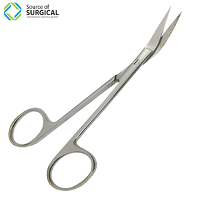 Ciseaux coudés de confiscation de haute qualité Style russe Ciseaux à ongles à cuticules de haute qualité Lame incurvée en acier inoxydable - Product Image 2