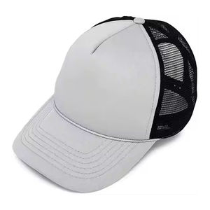 Personalizado 100% algodón Color sólido camionero sombrero malla trasera gorra ajustable para uso al aire libre con logotipo bordado OEM ODM - Product Image 1