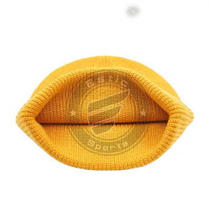 Último nuevo y elegante gorro liso personalizado gorro cálido gorros a granel diseño de logotipo personalizado cómodo de alta calidad - Product Image 2