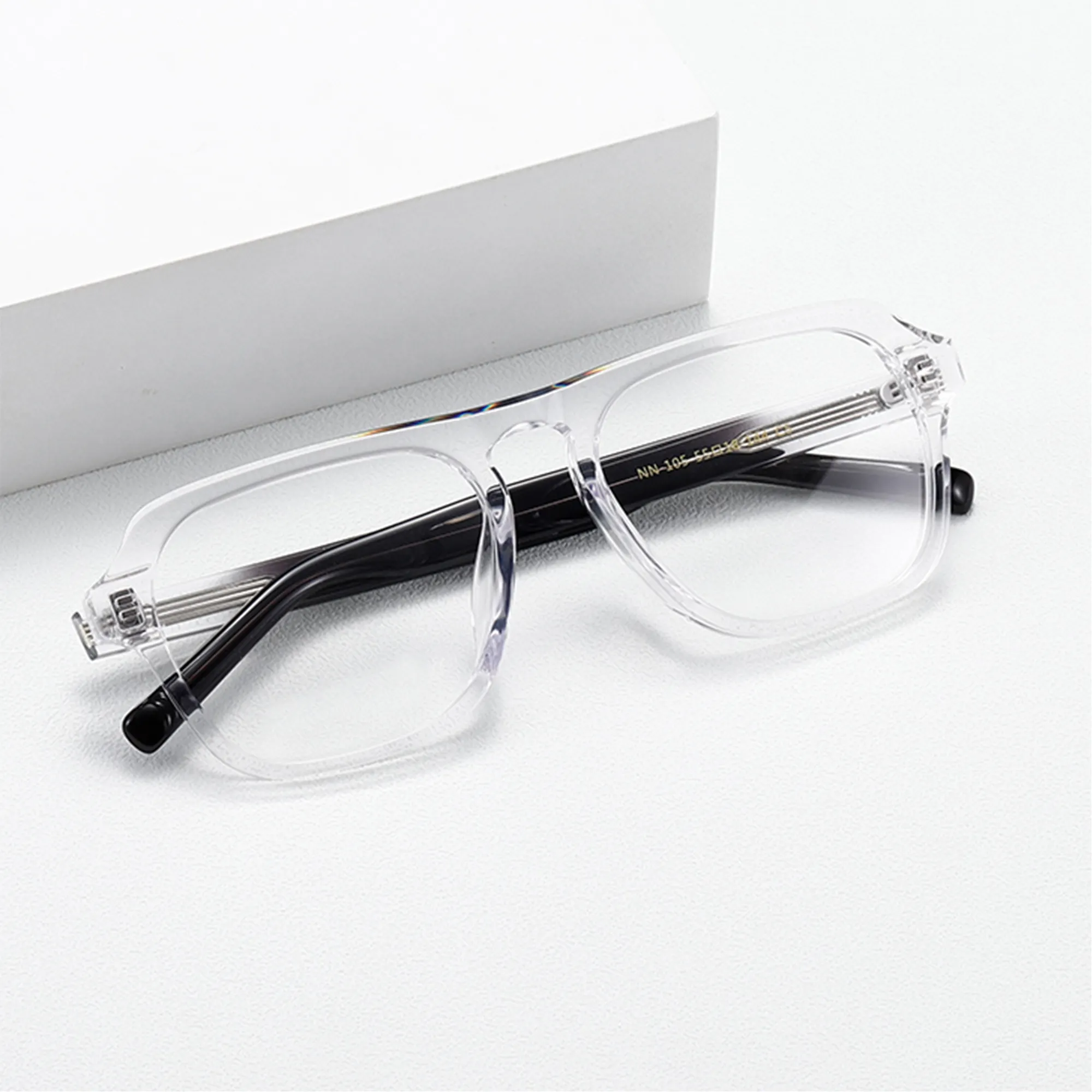 Figroad Óculos de leitura unissex para homens, armações de óculos de luxo com prescrição