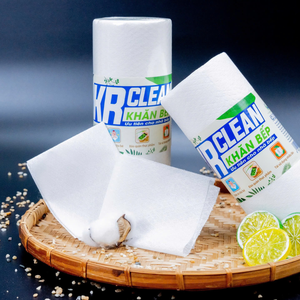 Krclean 200 Sheet Super <b>Absorbent</b> Cotton Cleaning <b>Cloths</b> 20x25 cm White for Kitchen Dishes Tables and Surfaces - Product Image 6