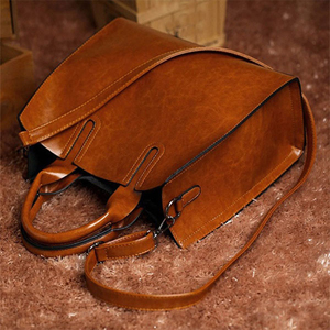 Vente en gros de sacs en cuir décontractés de haute qualité pour femmes sac à main fourre-tout sac à bandoulière pour femmes - Product Image 2