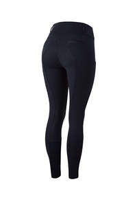 Pantalones de mujer personalizados de alto rendimiento, mallas, ropa ecuestre al por mayor, pantalones con estampado de silicona de tiro alto - Product Image 6