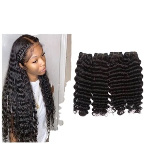 Extensiones de cabello humano de onda profunda de obsidiana Proveedor natural de VietRenam crudo con material sedoso de doble peso de estilo superior de DHL - Product Image 6