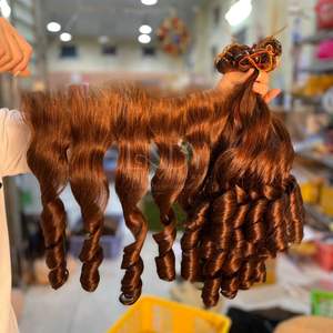 Paquetes de color hinchables de la mejor calidad con frontal para hacer pelucas de cabello humano vietnamita - Product Image 2