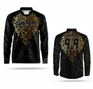 Venta al por mayor de camisetas de equipo de Paintball personalizadas de manga larga de secado rápido de tela de malla personalizados al aire libre deportes tácticos uniformes para hombres - Product Image 2