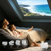 Hotack Vente Flash X4AR 3500 Lumens Smart Android TV 14 Projecteur HD Home Cinéma Vidéo 8k Proyector