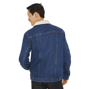 2025 moda transpirable Streetwear Denim hombre chaquetas de alta calidad diseño personalizado hombres botón frontal Denim Jeans chaqueta para hombre - Product Image 2