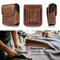 Sac de téléphone en cuir durable avec support de ceinture Accessoires de transport Sacs et étuis pour téléphone portable pour tous les mobiles