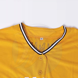 Jersey de béisbol de tela de poliéster 100%, ropa deportiva transpirable de talla grande para jugadores de béisbol, novedad - Product Image 4
