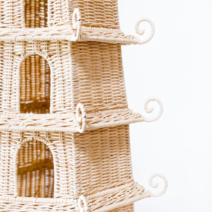 Pagode ronde en rotin tissé à la main pour la décoration du salon, pagode en rotin faite à la main pour la décoration de la maison, de Thanh Cong Handicraft - Product Image 2