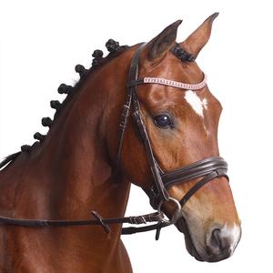 Brida de cuero de caballo de diseño personalizado al por mayor precio barato brida de cuero de caballo de alta calidad - Product Image 4