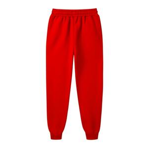Venta al por mayor de pantalones de chándal de lana sólida para hombres con bolsillos ajustables Joggers de lona de peso pesado bordados en Pakistán - Product Image 4