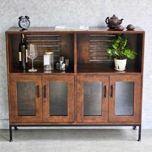 Mueble Decorativo Moderno de Madera de Caucho de 120x30x85cm KTB68178 - Product Image 2