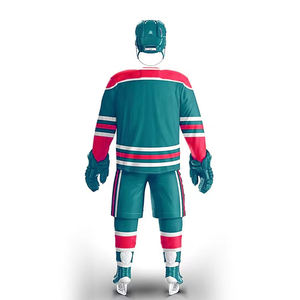 Ensemble d'uniformes de maillots de hockey sublimés OEM Uniformes de hockey sur glace avec logo personnalisé Meilleure vente de maillots de style hockey sur glace - Product Image 3