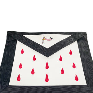 Delantal de 9 grados ASSR Scottish Rite de la mejor calidad Delantal masónico bordado de mejor material a la venta - Product Image 4