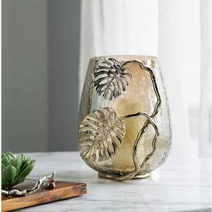 Bougeoir de table dernier modèle avec verre votif pour décorations de mariage Bougeoir pilier en aluminium de haute qualité - Product Image 3