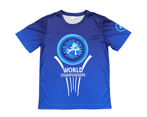 Camiseta de Jersey de Poliéster 100% Transpirable Personalizable para Hombre, Verano, Artes Marciales, Lucha Libre, Cuello Sublimado Único, Elástica - Product Image 6