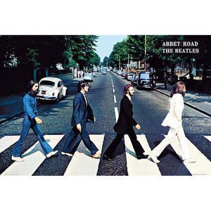 Póster moderno de los Beatles Abbey Road sobre lienzo para decoración de pared - Product Image 3
