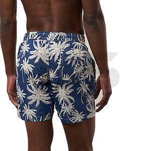 Pantalones cortos de entrenamiento informales de poliéster sólido para hombre, logotipo personalizable, sublimación, opciones multicolores para Fitness, entrepierna corta - Product Image 4