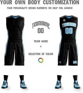 Personnalisez votre propre maillot de basket-ball réversible, uniforme personnalisé avec nom et numéro pour hommes, femmes et jeunes - Product Image 3