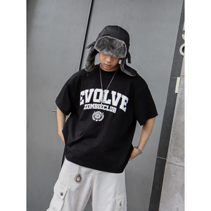 Camiseta de Manga Corta con Cuello Redondo, 100% Algodón, Estilo Urbano, Ecológica, para Hombre y Mujer, con Logotipo Serigrafiado, OEM ODM - Product Image 6