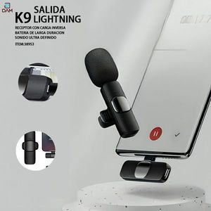 K9-L Lightning <b>Wireless</b> <b>Microphone</b> - Product Image 1