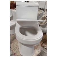 Ventes chaudes, toilettes monobloc en céramique à chasse d'eau par gravité, sanitaires, toilettes de salle de bain avec prix avantageux, Spice 107