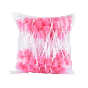 Fabricante desechable médico cuidado <span class=keywords><strong>bucal</strong></span> esponja hisopo espuma cepillo de dientes <span class=keywords><strong>limpieza</strong></span> boca hisopos para bebé - Product Image 1