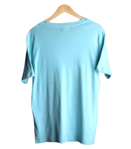 Venta al por mayor de algodón clásico de gran tamaño Regular Fit cuello redondo hombro caído Camiseta con bolsillo - Product Image 6