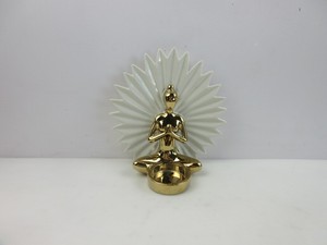 Moderna Figura de Yogui de Cerámica con Portavelas, Decoración de Mesa para Bodas, Fiestas y Festivales - Product Image 3