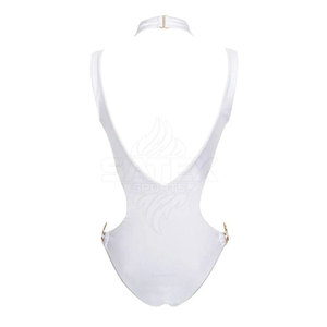 Monokinis pour femmes, maillot de bain une pièce à découpe haute, look élégant, respirant, séchage rapide, tissu extensible écologique, devant pour les journées à la plage et à la piscine - Product Image 6