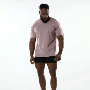 Nueva camiseta de verano para hombre, camiseta sólida de moda 2023 para hombre, camiseta informal de algodón de manga corta de Hip Hop de gran tamaño para hombre, ropa de calle, camisetas - Product Image 4