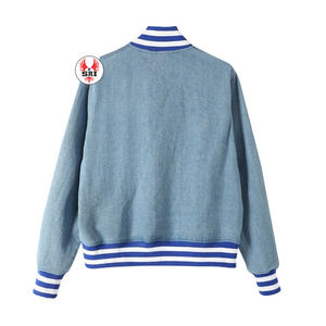 Chaqueta Bomber Vaquera de Diseño Personalizado Zeta Phi Beta para Mujeres, Talla Grande, Impermeable para Invierno - Product Image 4