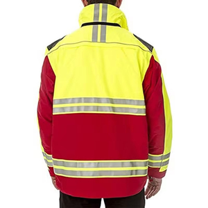 Sudaderas con capucha reflectantes para trabajo de seguridad de alta visibilidad para hombres, sudaderas con capucha con cordón, cintas reflectantes de 2 pulgadas de ancho, sudaderas con capucha - Product Image 2