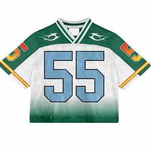 Uniforme de fútbol americano personalizado de calidad superior jerseys de fútbol de malla absorbente de sudor para hombres, mujeres y niños - Product Image 1