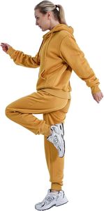 2025 arrivée Premium qualité femmes Logo personnalisé fermeture éclair survêtement motif solide Streetwear un ensemble couleur personnalisée conception d'hiver - Product Image 5