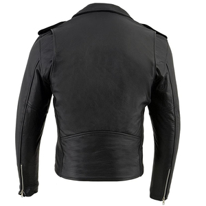 New arrival custom windproof casual <b>biker</b> motorcycle <b>men</b> leather <b>jackets</b> stylish fashion genuine leather <b>jackets</b> - Product Image 2