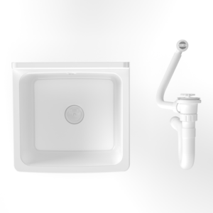 อ่างล้างจานแบบฉีด100% แบบอิตาลีวัสดุ PP คุณภาพเยี่ยมประกอบง่ายสำหรับใช้งานในร่ม/กลางแจ้งแบบทันสมัย - Product Image 4