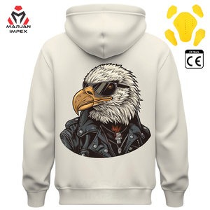Sudadera con Capucha Unisex Vintage para Motociclistas, a Prueba de Viento, Cálida, con Diseño Clásico de Motociclista, para Verano e Invierno - Product Image 1