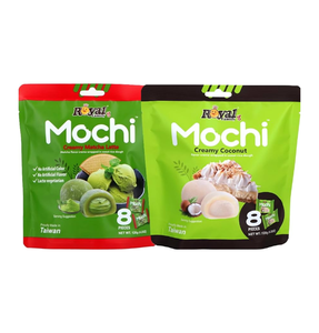 ROYALFAMILY Mochi Mini Creamy Matcha Latte 40g, directement de l'usine, origine Taïwan, avec certification Halal, pour les distributeurs - Product Image 1