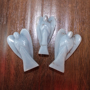 พลอยเทียมอาเกตขนาดเล็กสำหรับทำหัตถกรรมรูปนางฟ้าแกะสลักจากฮวงจุ้ย - Product Image 1