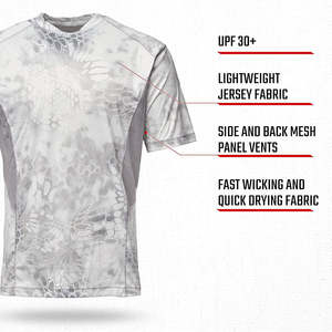 Camisas de pesca de alta calidad 92% poliéster 8% Spandex transpirable UPF50 + IMPRESIÓN por sublimación ropa deportiva camisas de pesca - Product Image 4