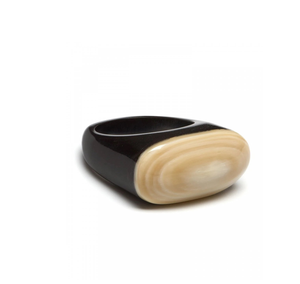 Anillo de cuerno de diseño único para niña y mujer, joyería natural ecológica, cuerno de buey de Búfalo, uso artesanal para niñas y mujeres - Product Image 2