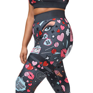 OEM personnalisé 100% coton pour femmes Leggings haute qualité taille confortable respirant Sublimation tricoté fabriqué en usine dernier - Product Image 5