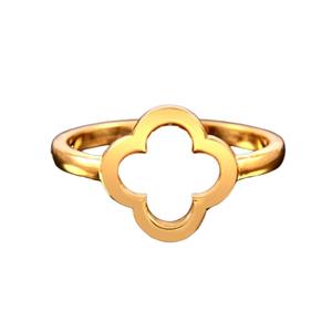Anillo de banda Clavo clásico chapado en oro ligero de 14K de oro macizo certificado para mujer, ideal para bodas y fiestas - Product Image 5