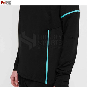 เสื้อซิปครึ่งตัวของผู้ชายผ้าโพลีเอสเตอร์/ คอตตอนระบายอากาศได้ดี - Product Image 5
