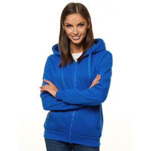 2025 Best Quality <b>Women's</b> Casual Cotton Zipper Hoodie Customized Design Streetwear for Ladies Wholesale Winter Essentials - Product Image 4