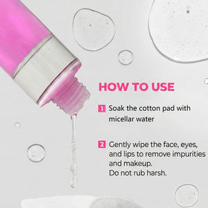 Démaquillant <span class=keywords><strong>doux</strong></span> double couche avec logo personnalisé Eau démaquillante mélangée à base d'huile minérale <span class=keywords><strong>Nettoyant</strong></span> pour le visage <span class=keywords><strong>doux</strong></span> pour la <span class=keywords><strong>peau</strong></span> - Product Image 3