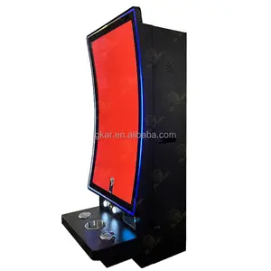 2024 Best Price 43 Inch Curved Touch Screen Metal Cabinet Shooting Skill Game Fire Game